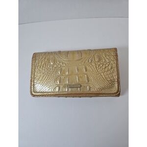 BRAHMIN Lexington Fizz Glossy Melbourne‎  LEATHER CLUTCH  WALLET